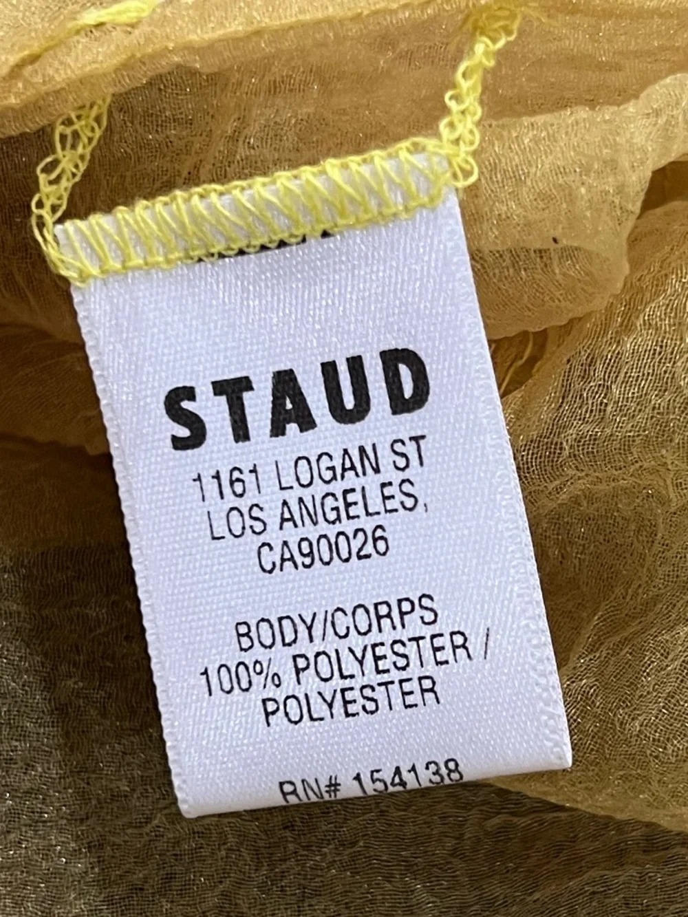 STAUD Calluna Maxi Dress in Chartreuse - Picture 10 of 10